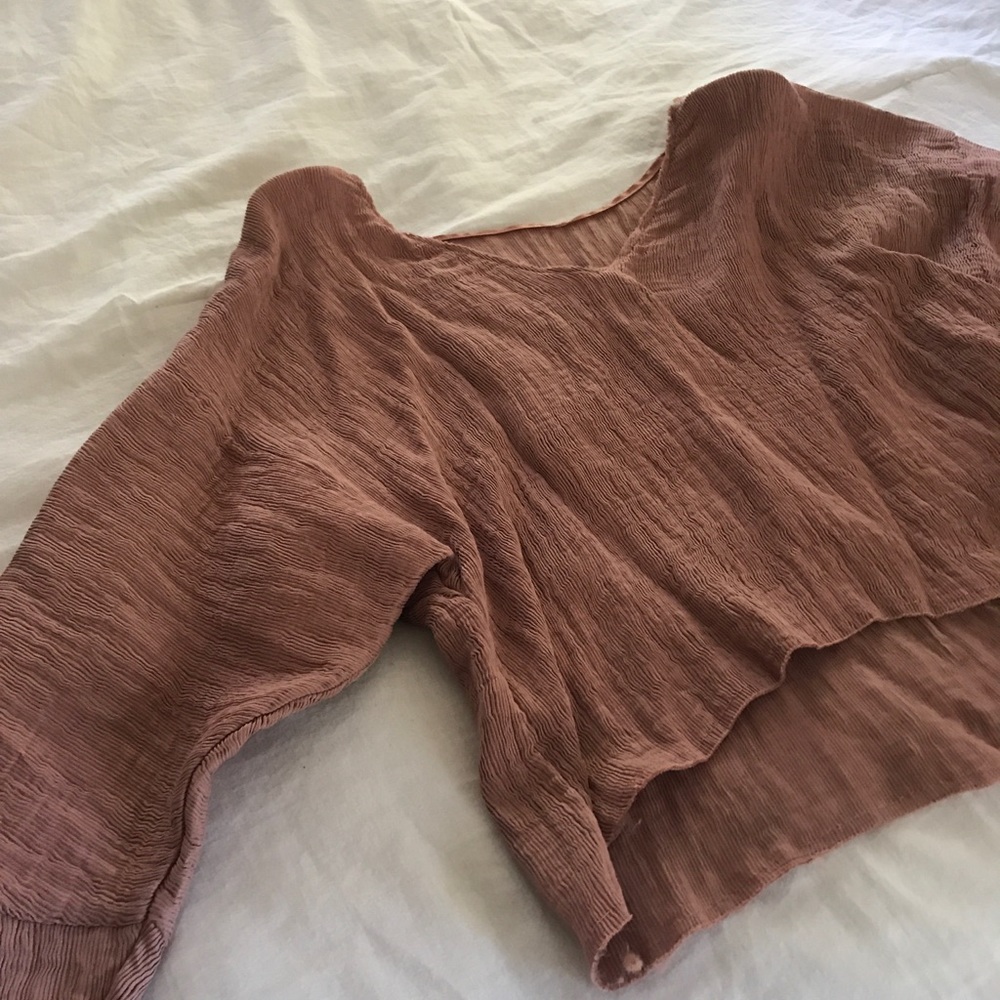 TopShop Pink Crop Top